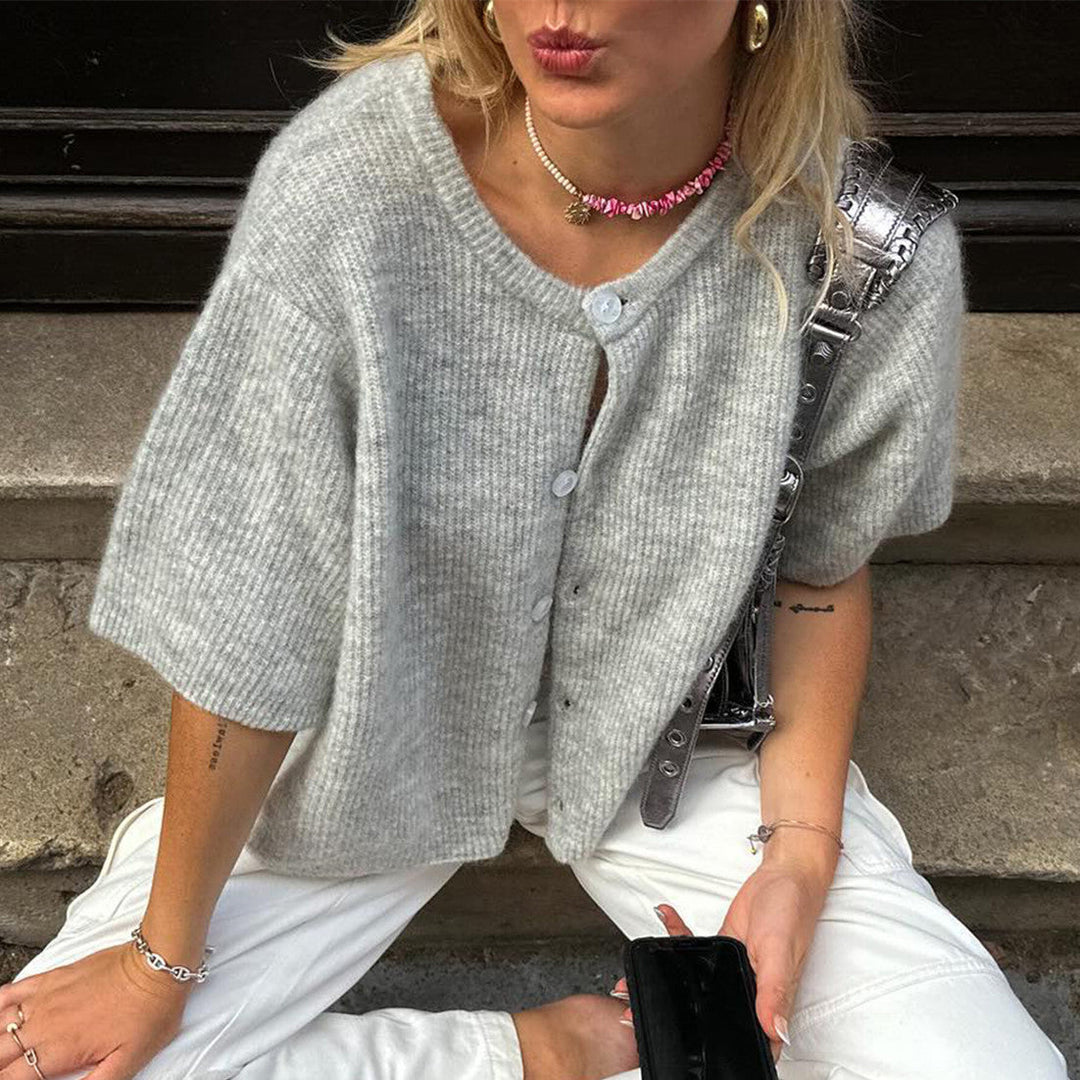 Gilet court doux | Chic décontracté pour toutes saisons