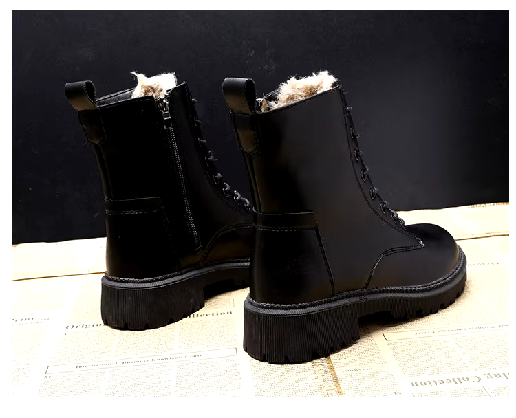 Bottines noires tendance | Chaudes et robustes