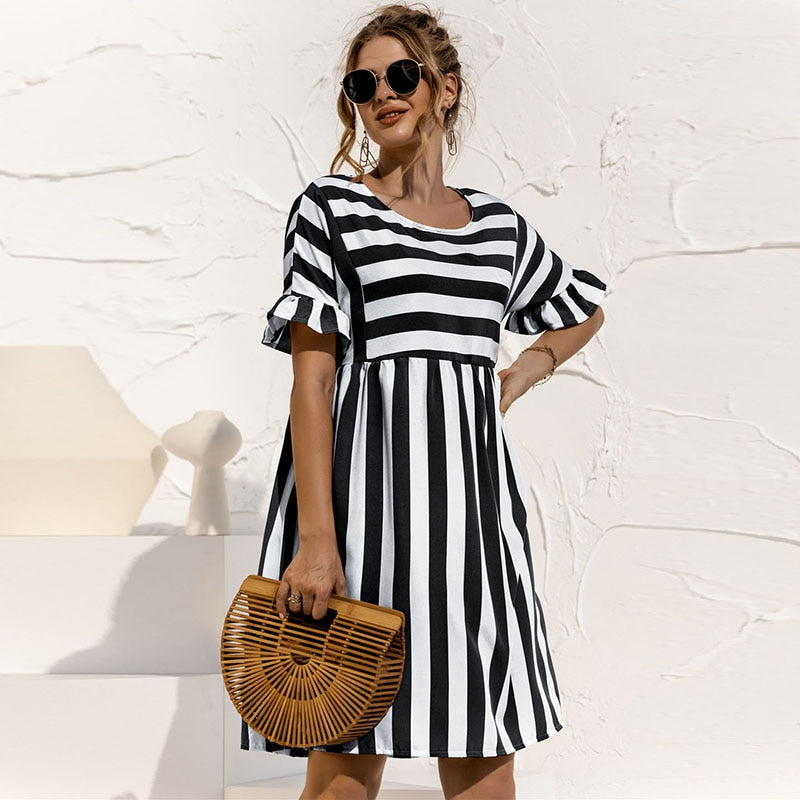 Robe à rayures | Look estival chic