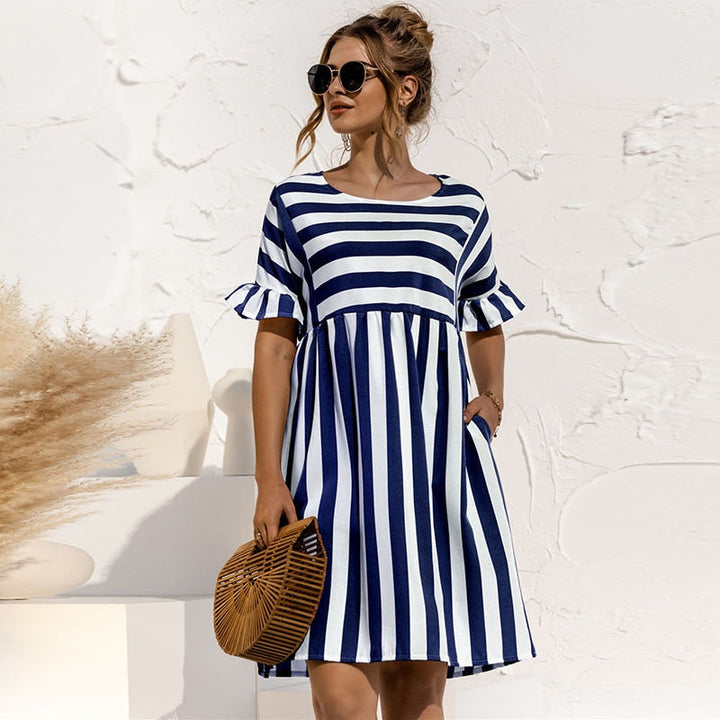 Robe à rayures | Look estival chic