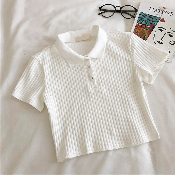 Crop top côtelé | Style estival moderne
