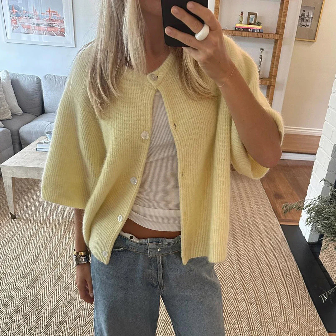 Gilet court doux | Chic décontracté pour toutes saisons