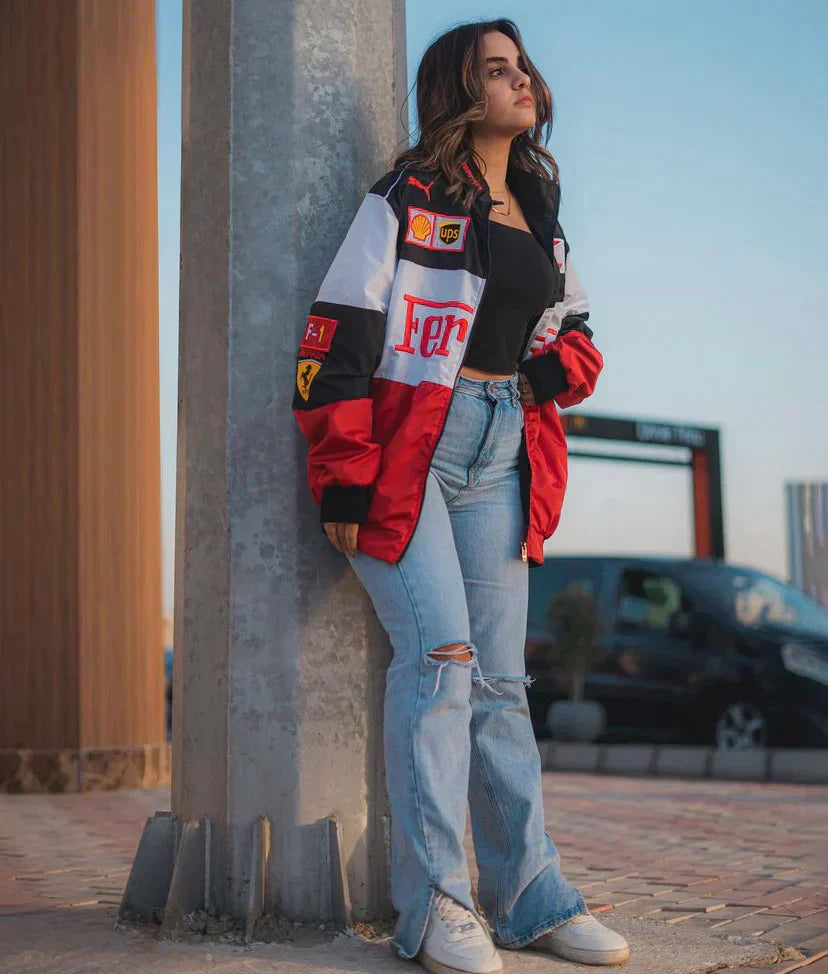 Veste de course Ferrari | Style sport iconique