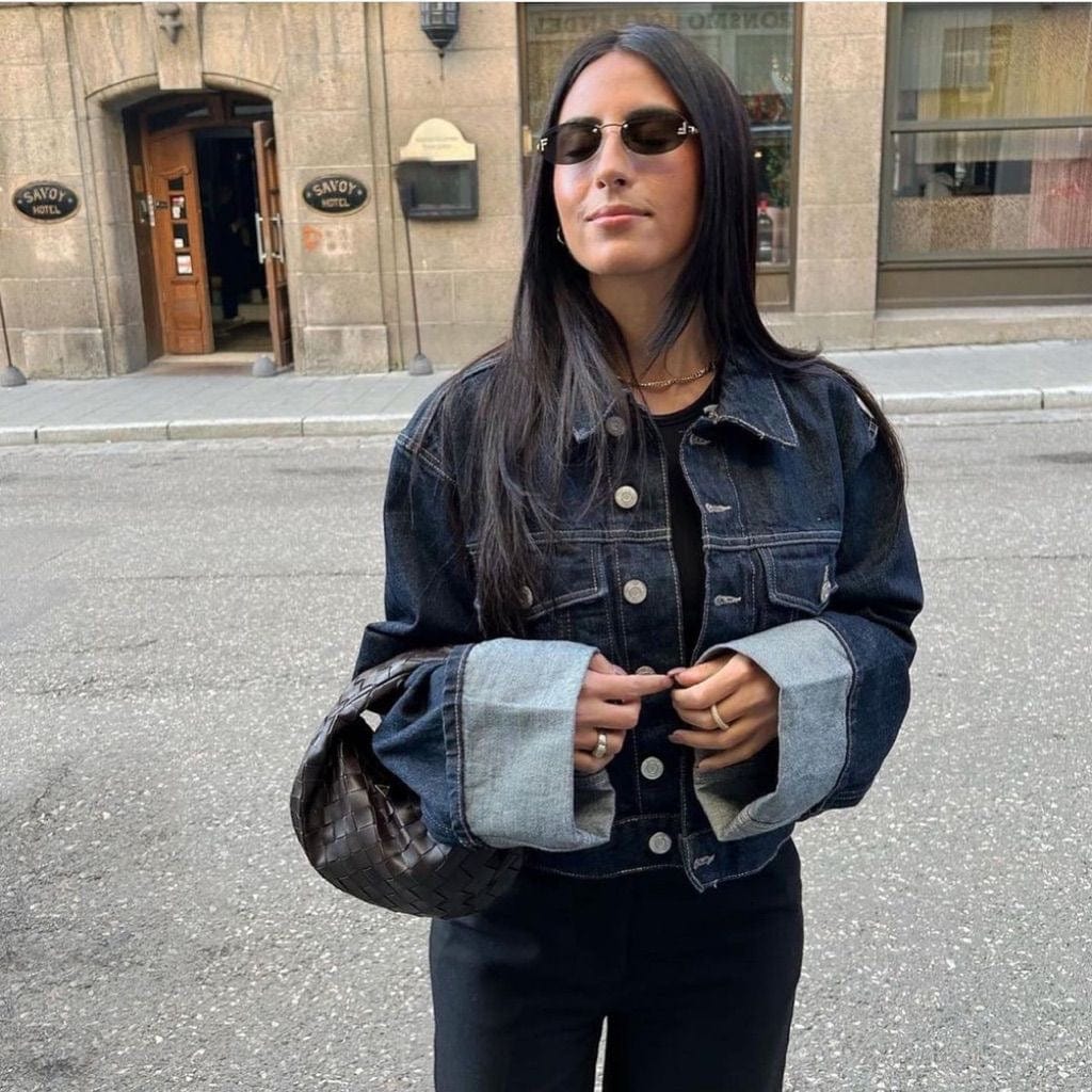 Ensemble en denim deux pièces | Style urbain chic