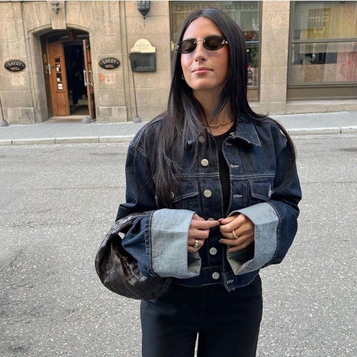 Ensemble en denim deux pièces | Style urbain chic