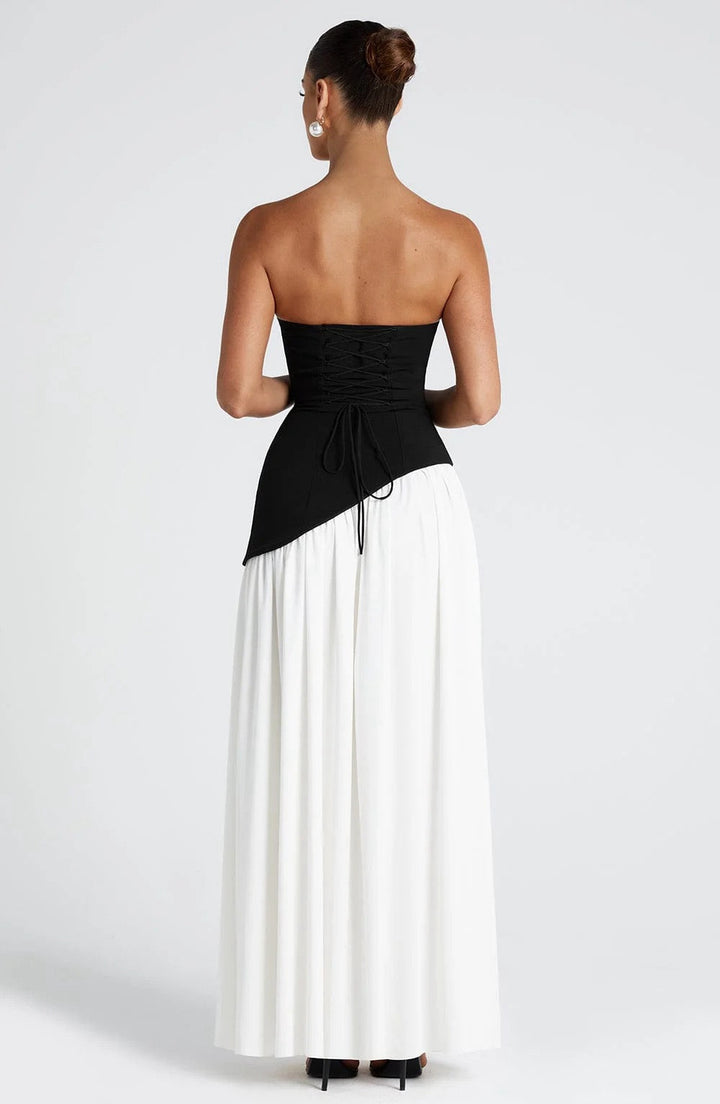 Robe longue élégante femme | Maxi fendue pour soirée