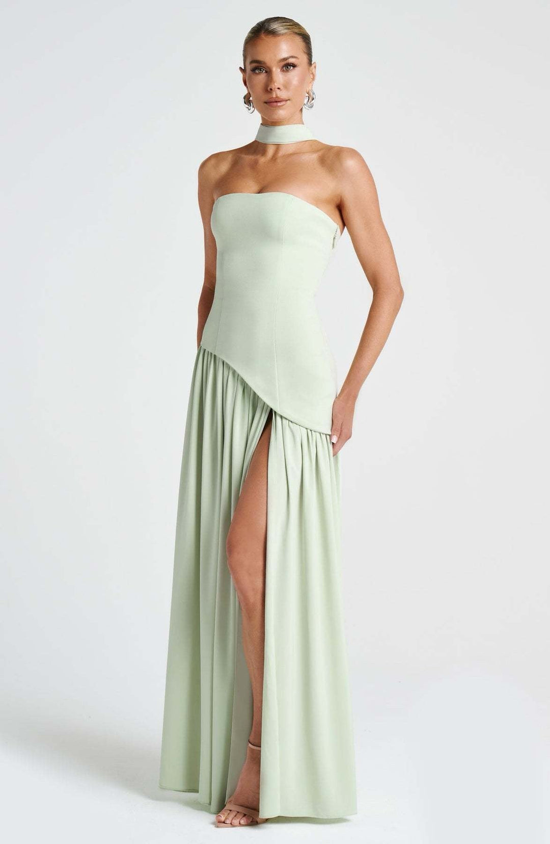 Robe longue élégante femme | Maxi fendue pour soirée