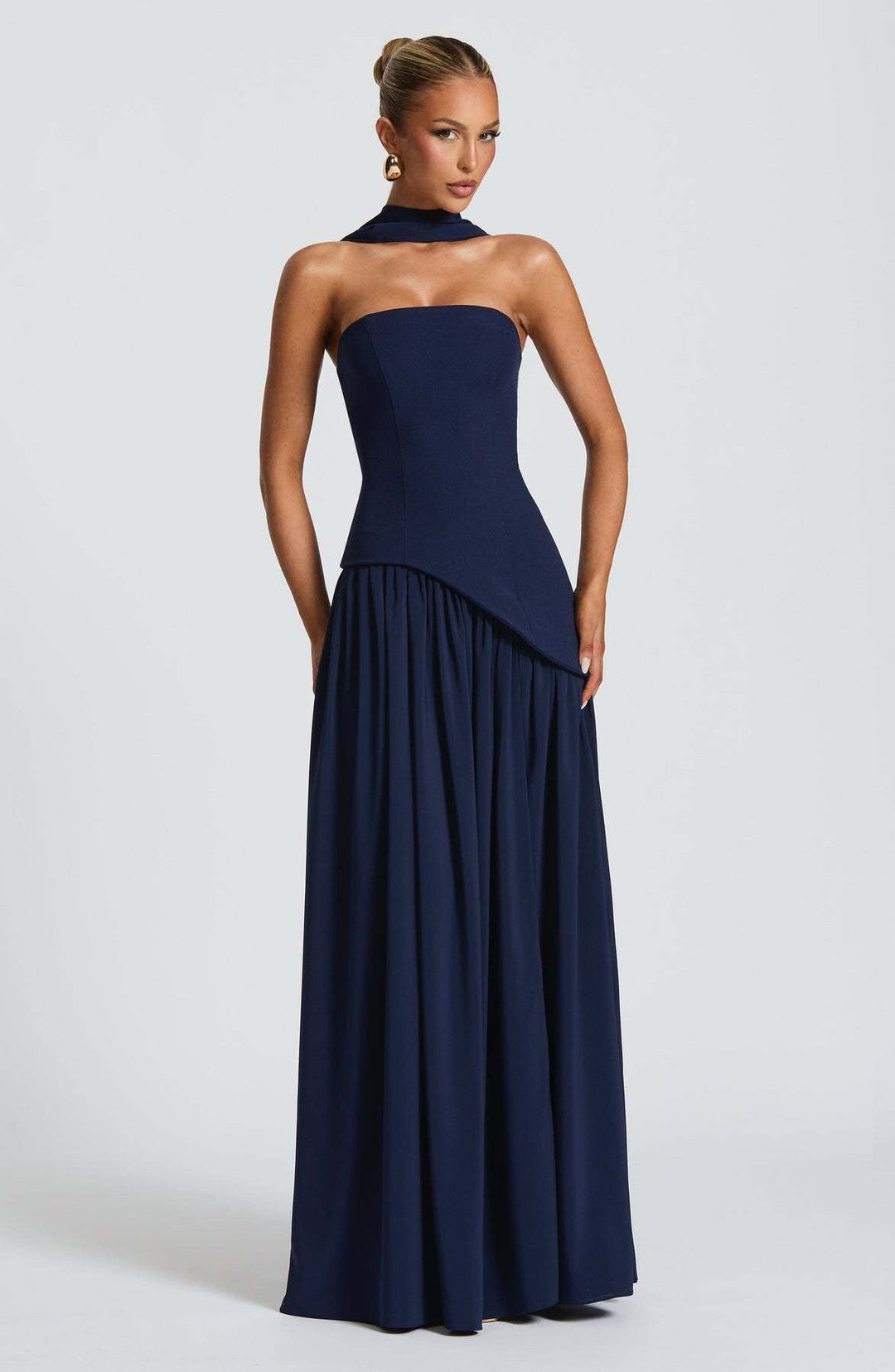 Robe longue élégante femme | Maxi fendue pour soirée