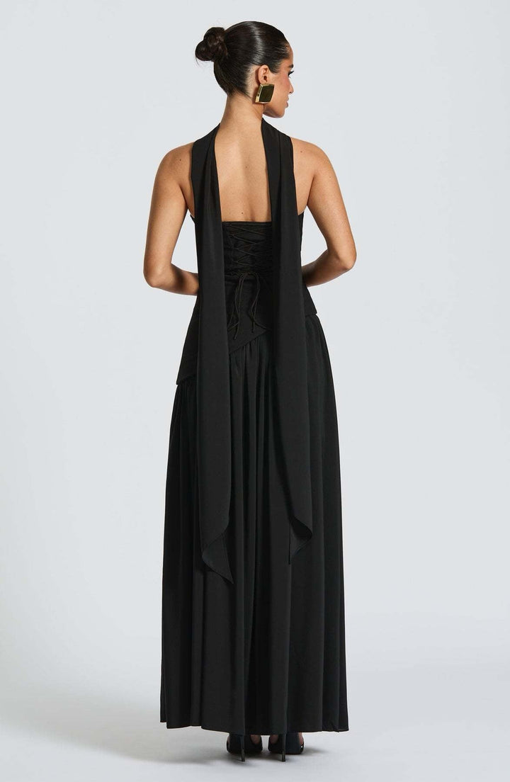 Robe longue élégante femme | Maxi fendue pour soirée