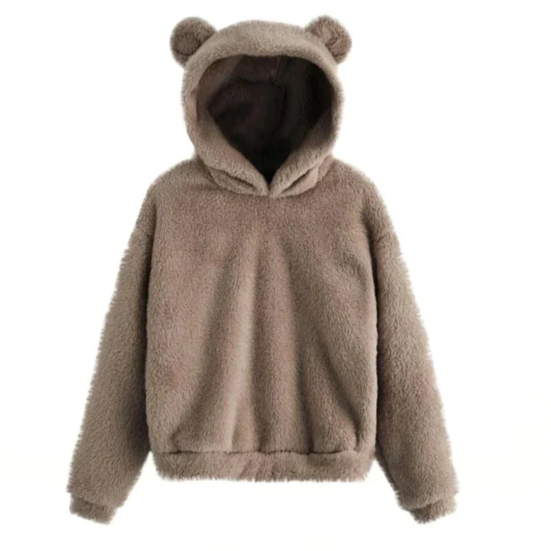 Sweat à capuche en peluche | Détente cocooning