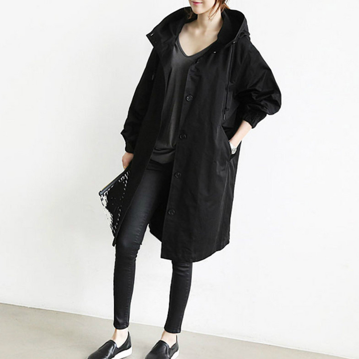 Manteau long à capuche | Élégance pratique au quotidien