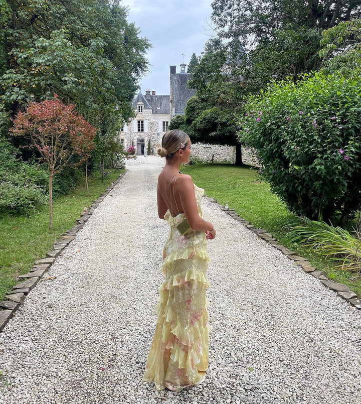 Robe maxi à volants | Élégance romantique pour les soirées d'été
