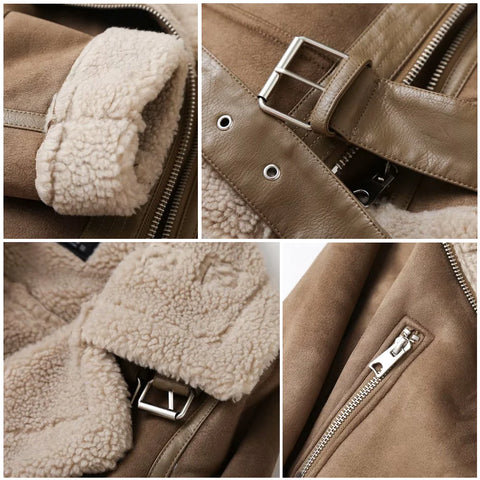 Veste biker femme | Parfaite pour l'hiver