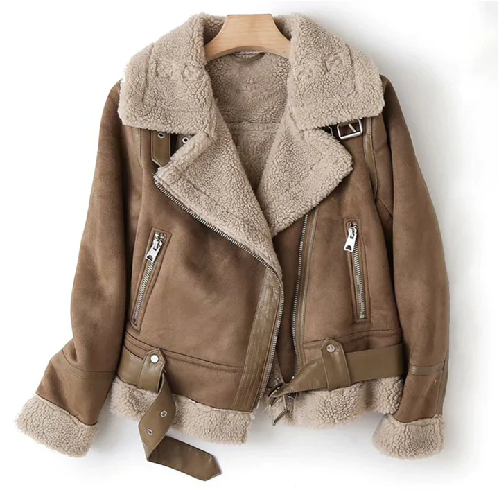 Veste biker femme | Parfaite pour l'hiver