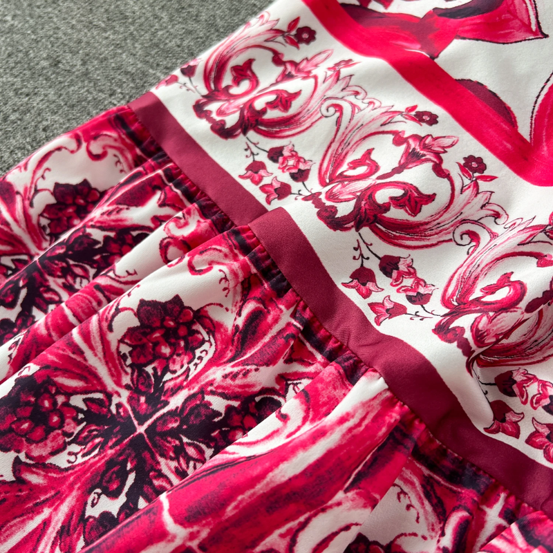 Robe longue imprimée | Parfaite pour les vacances en bord de mer