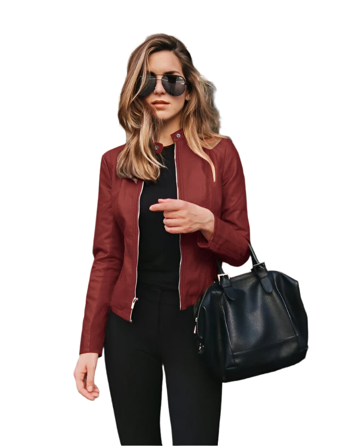 Veste cintrée zippée | Look urbain chic