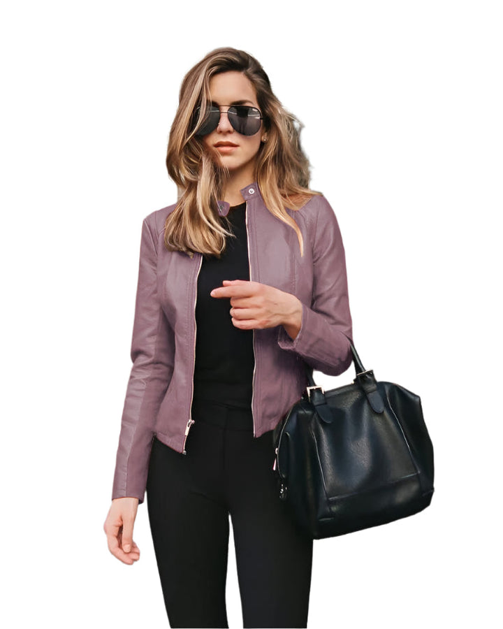 Veste cintrée zippée | Look urbain chic