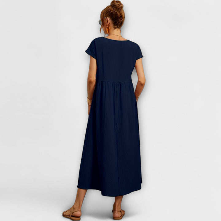 Robe longue fluide | Confort et élégance au quotidien