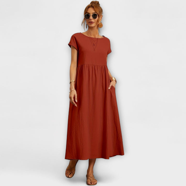 Robe longue fluide | Confort et élégance au quotidien