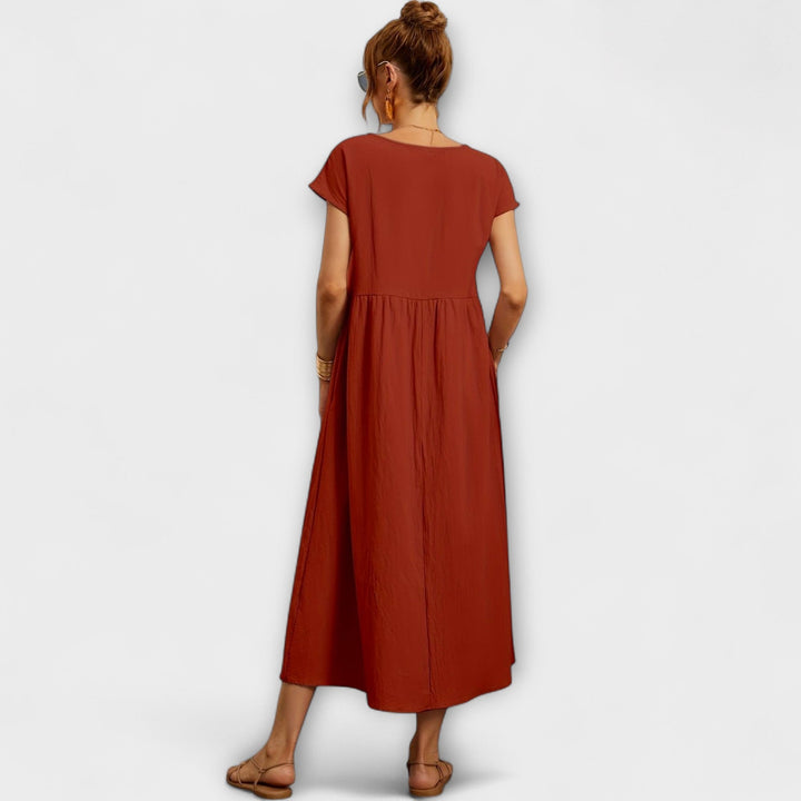 Robe longue fluide | Confort et élégance au quotidien