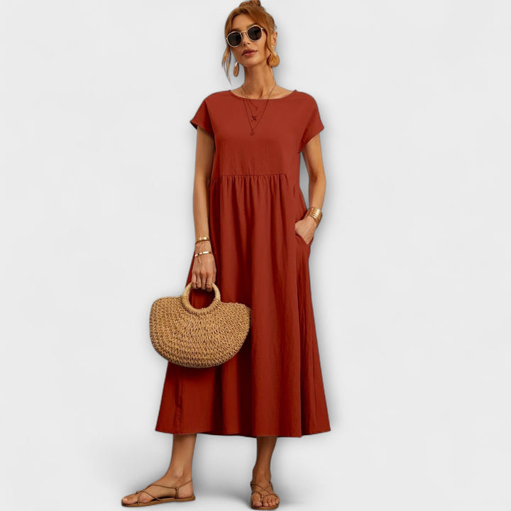 Robe longue fluide | Confort et élégance au quotidien