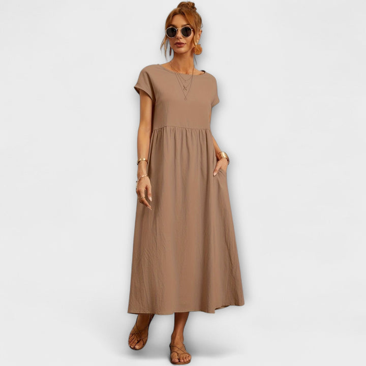 Robe longue fluide | Confort et élégance au quotidien