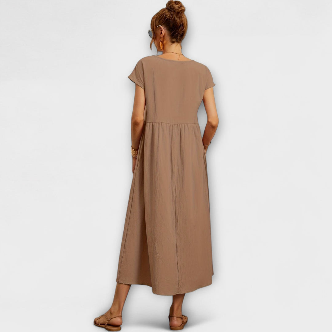 Robe longue fluide | Confort et élégance au quotidien