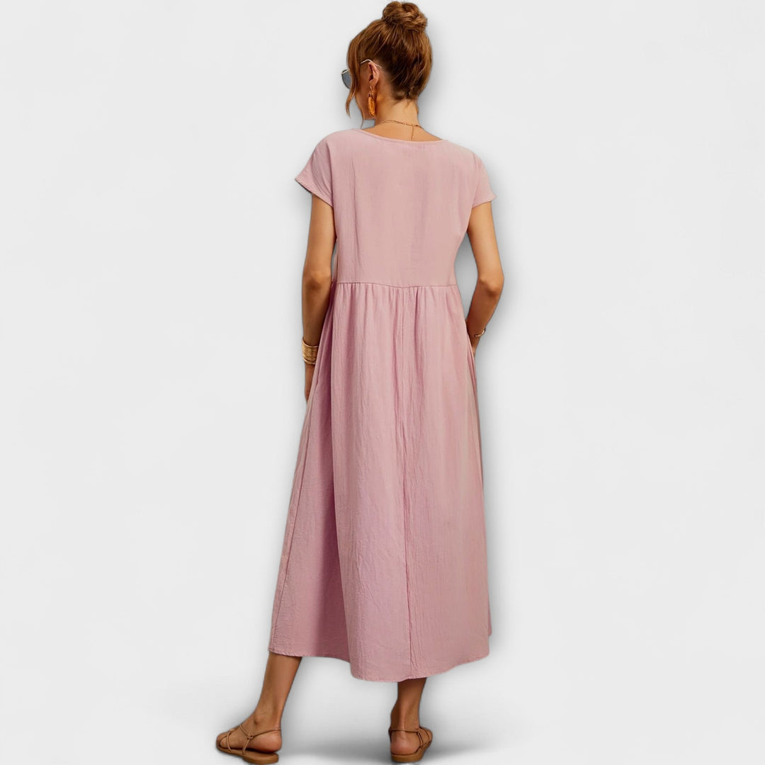 Robe longue fluide | Confort et élégance au quotidien