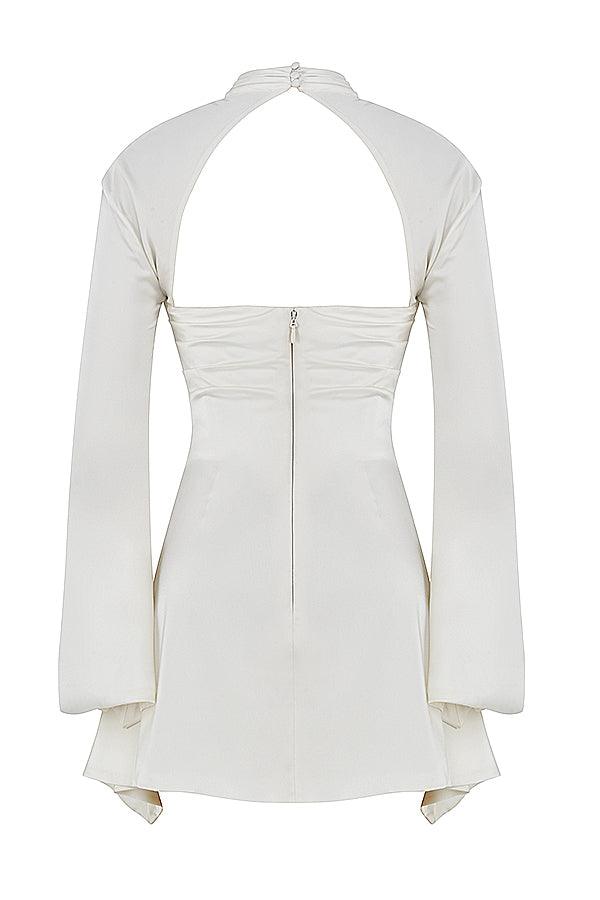 Robe courte femme | Élégance moderne manches longues