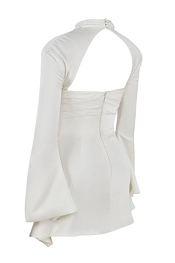 Robe courte femme | Élégance moderne manches longues
