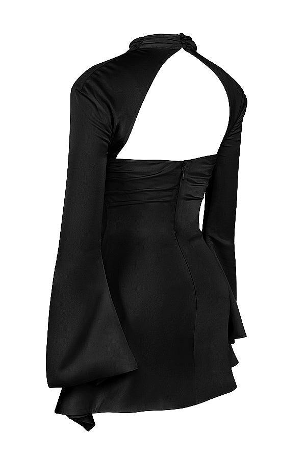 Robe courte femme | Élégance moderne manches longues