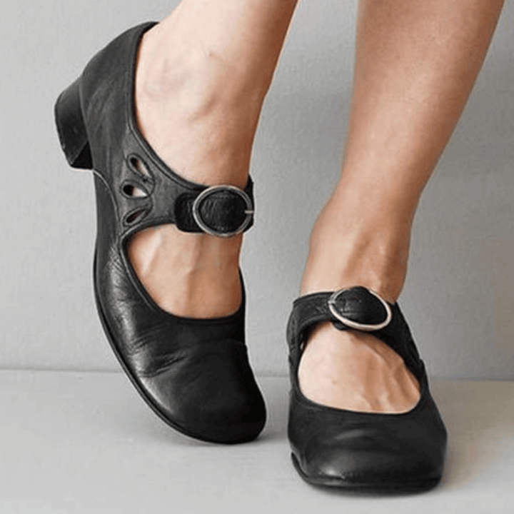 Ballerines à boucle rétro | Confort stylé au quotidien