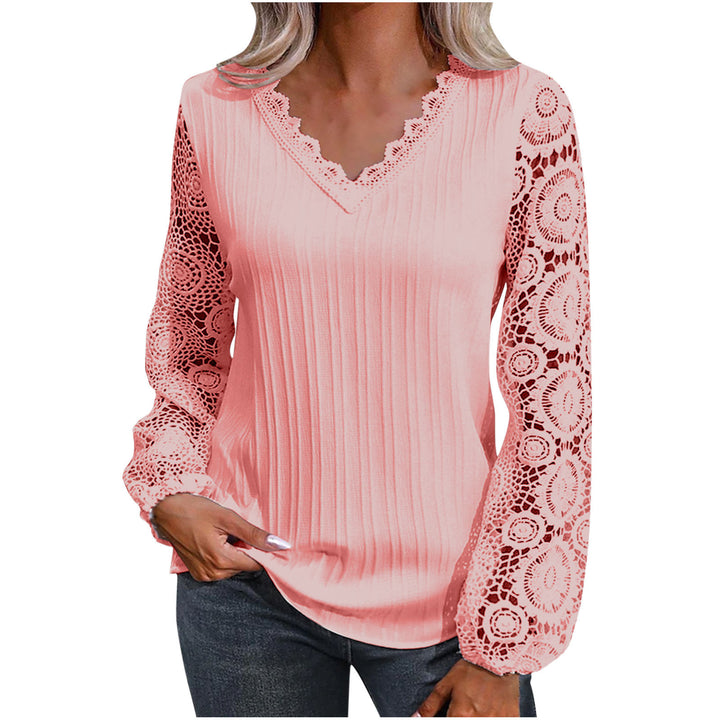 Blouse en dentelle manches longues | Élégance chic au quotidien