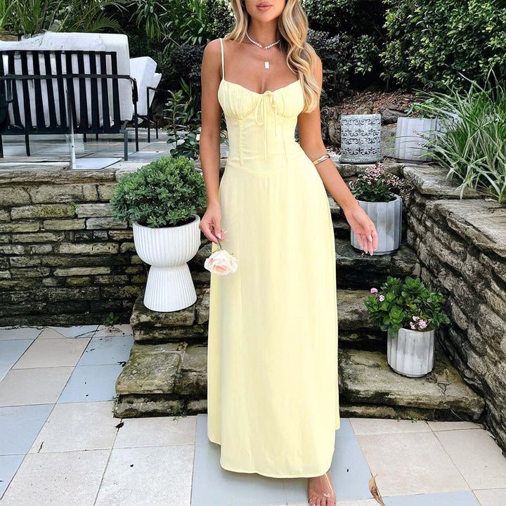 Élégante robe bustier longue | Parfaite pour soirées et événements