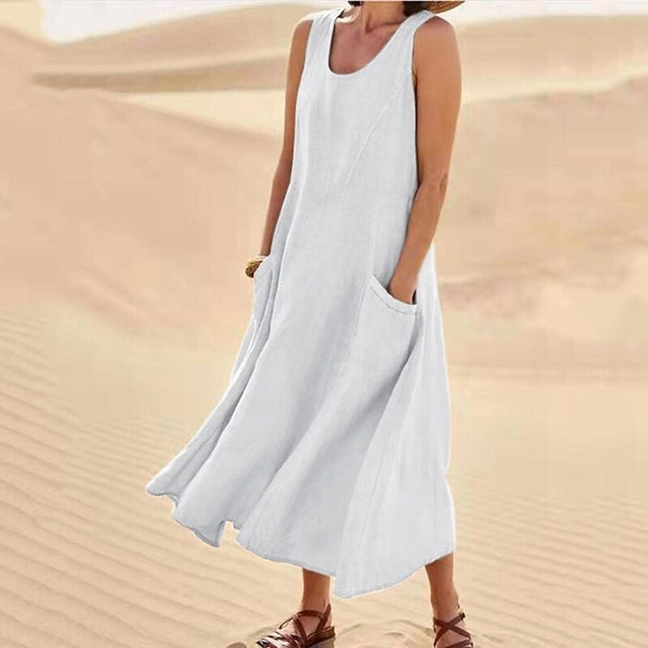 Robe longue sans manches | Liberté de mouvement et style estival