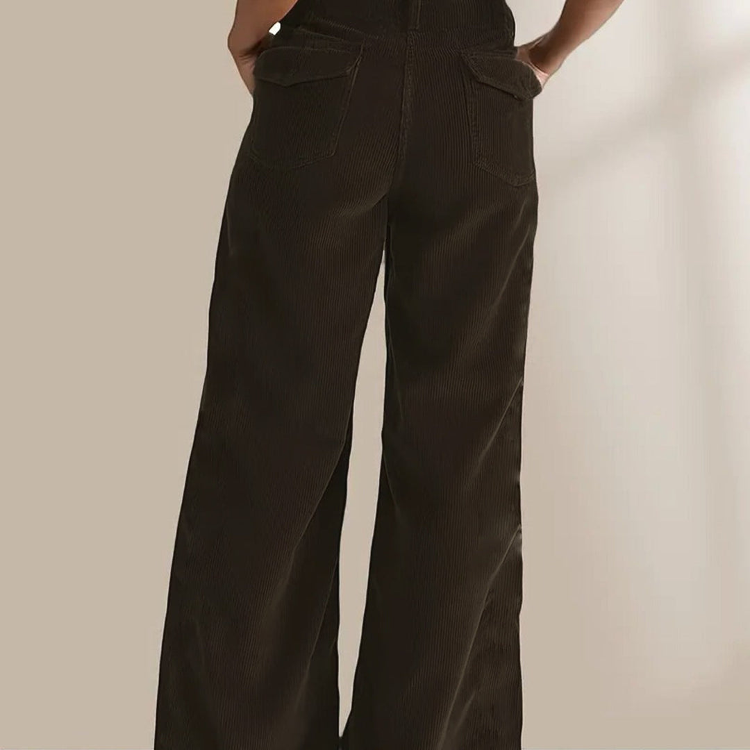 Pantalon large à jambe droite | Confort chic au quotidien
