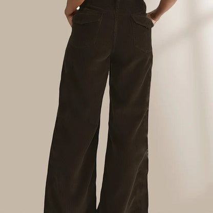 Pantalon large à jambe droite | Confort chic au quotidien