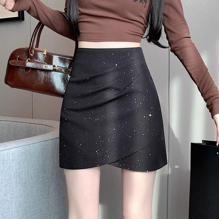 Mini-jupe élégante à effet superposé | Parfaite pour un look chic et moderne