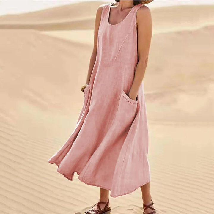Robe longue sans manches | Liberté de mouvement et style estival