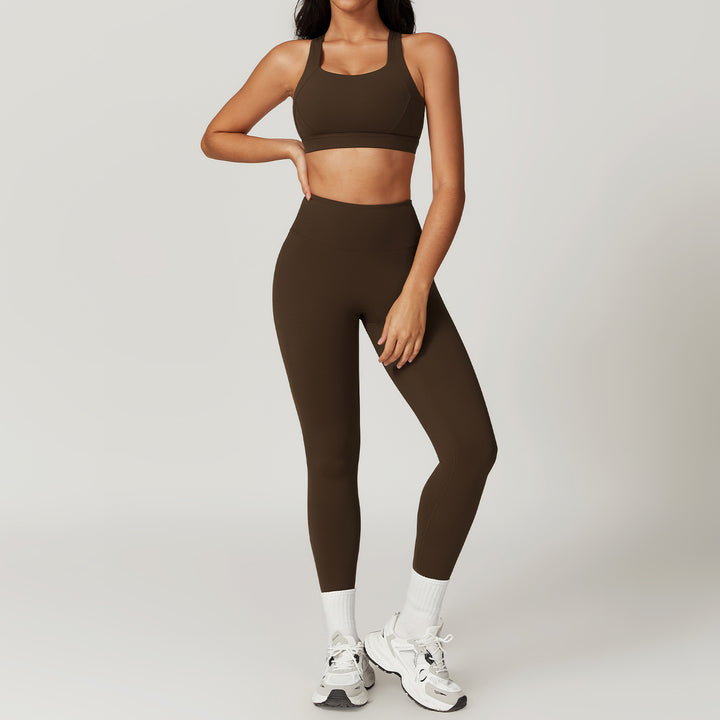 Ensemble Brassière & Legging Taille Haute Sans Couture | Confort Sculptant & Ultra-Doux
