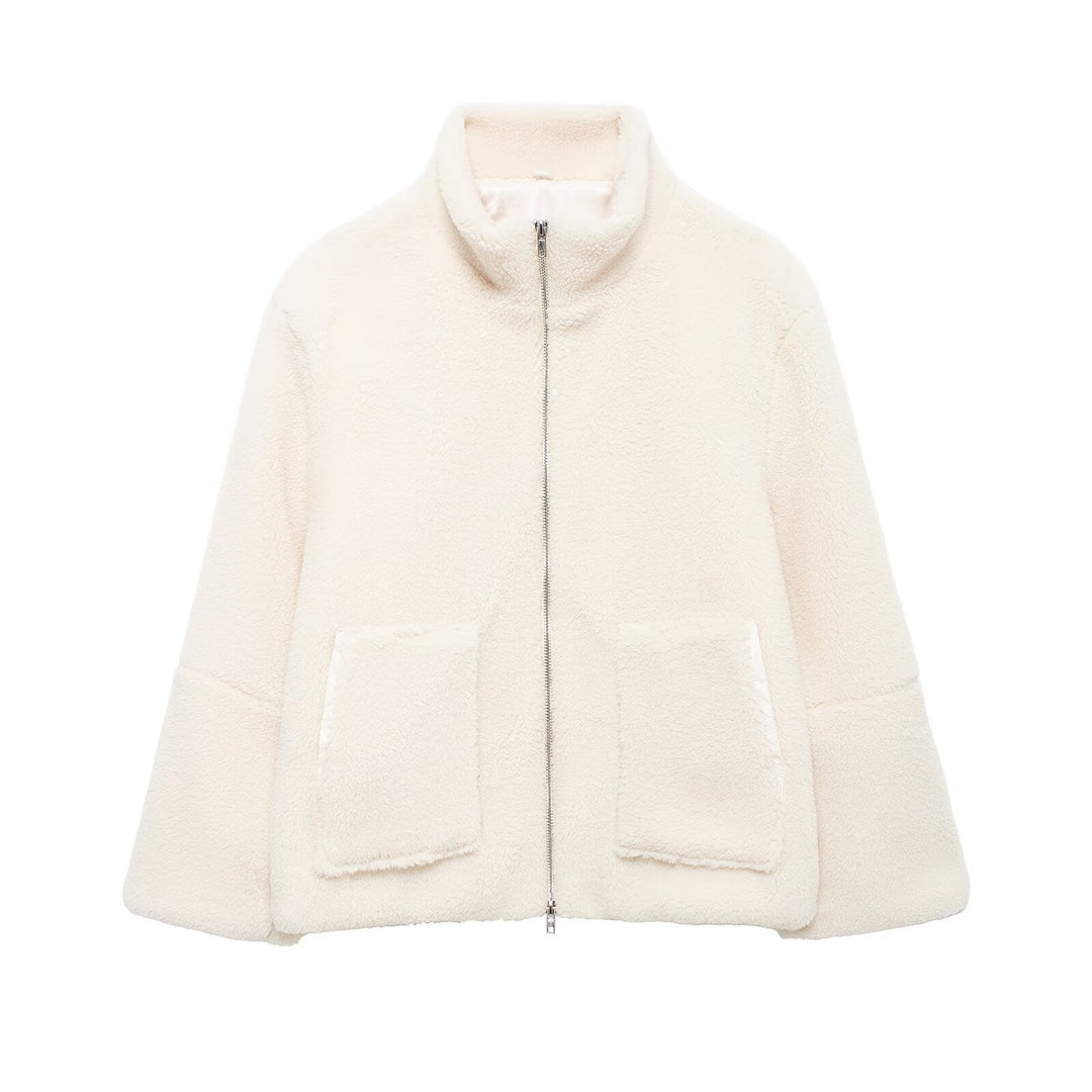 Veste zippée oversize | Look urbain structuré