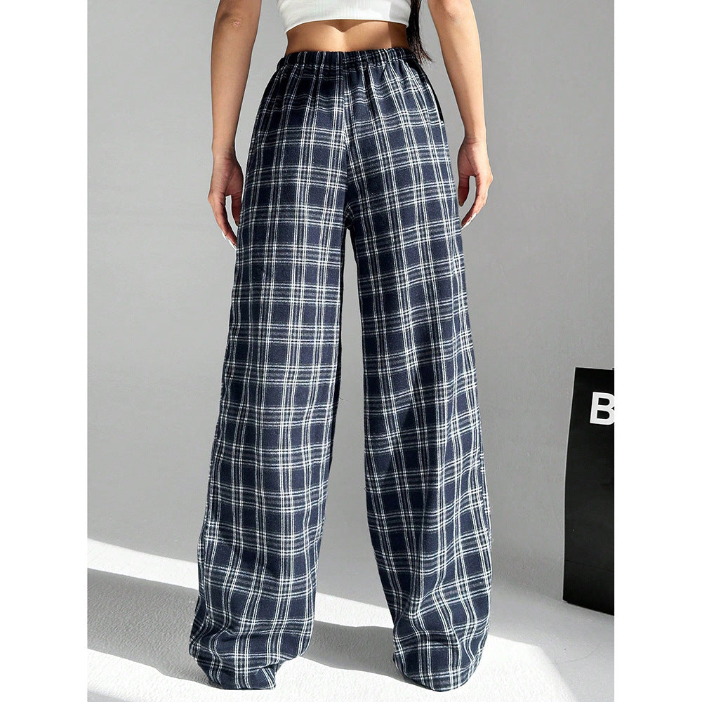 Pantalon large à carreaux | Style décontracté urbain