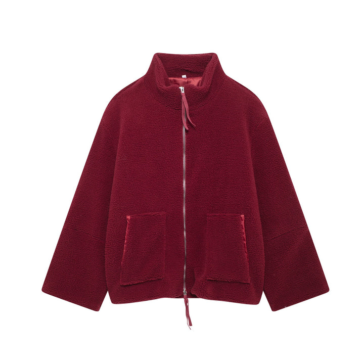 Veste zippée oversize | Look urbain structuré