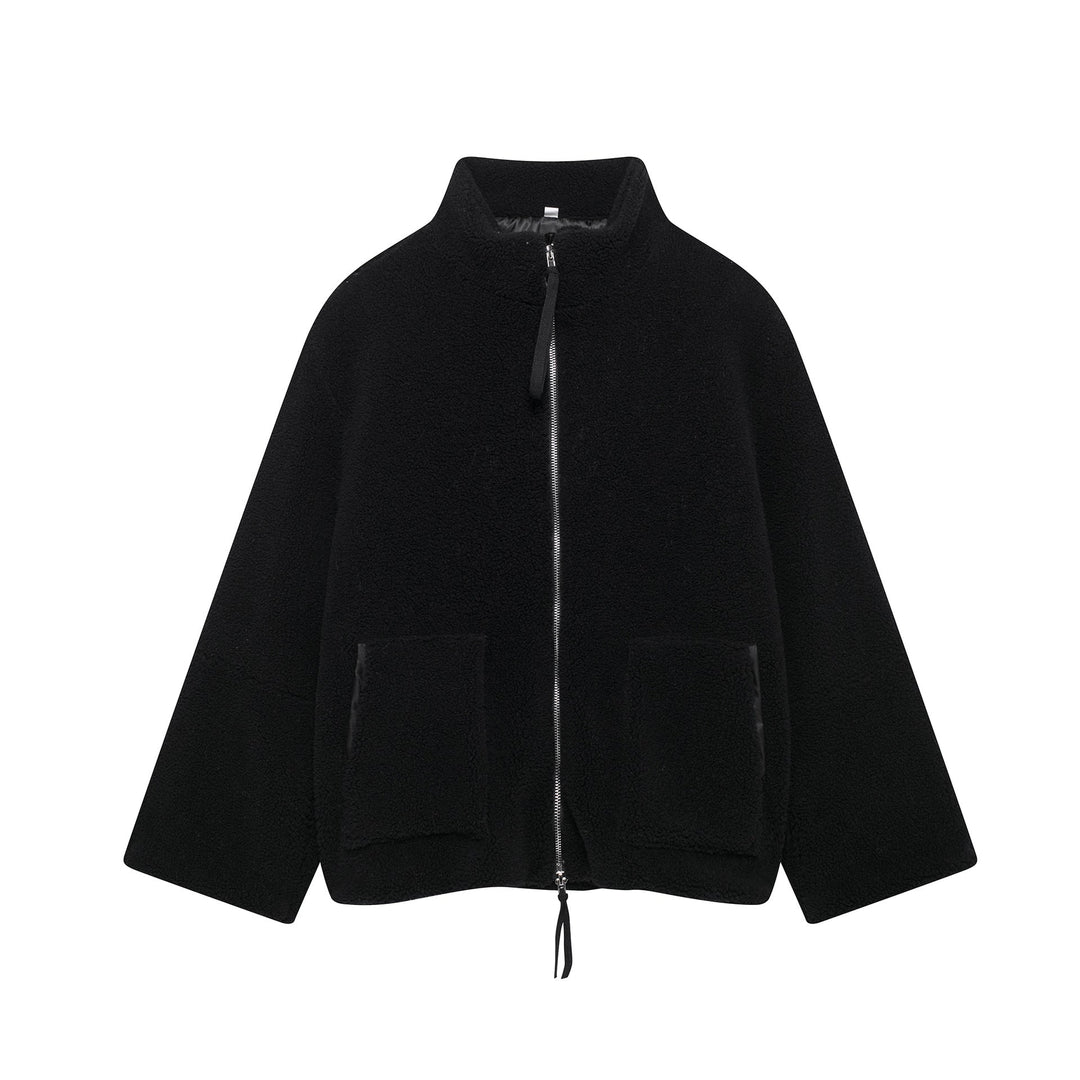 Veste zippée oversize | Look urbain structuré