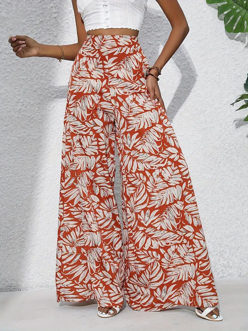 Pantalon large imprimé | Léger et parfait pour l'été