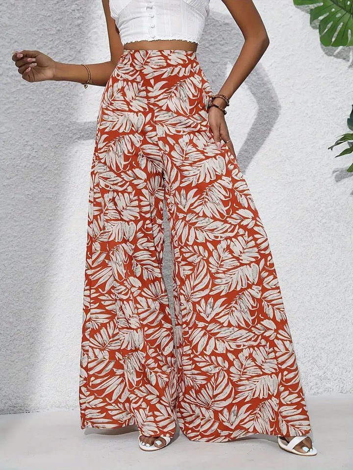 Pantalon large imprimé | Léger et parfait pour l'été