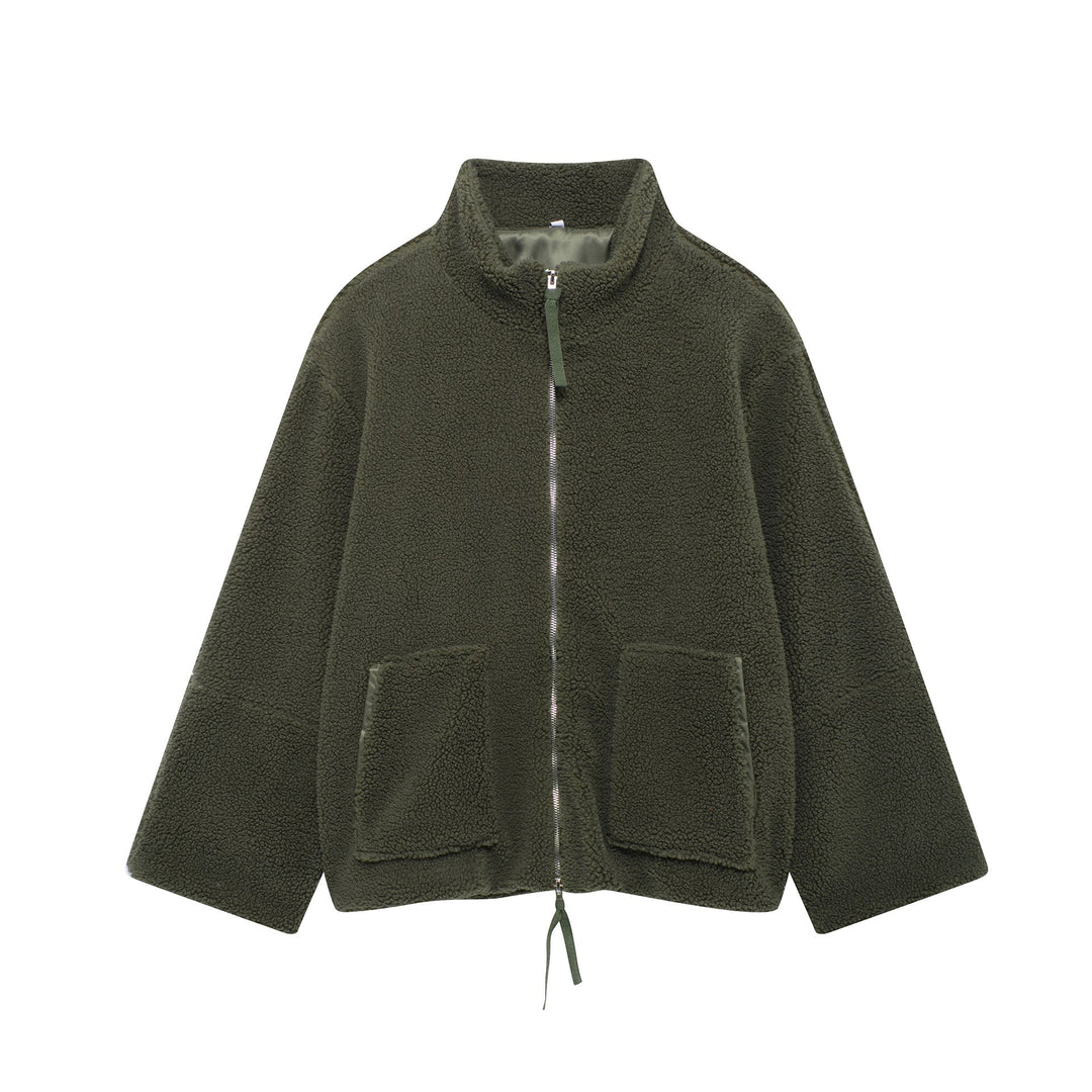 Veste zippée oversize | Look urbain structuré