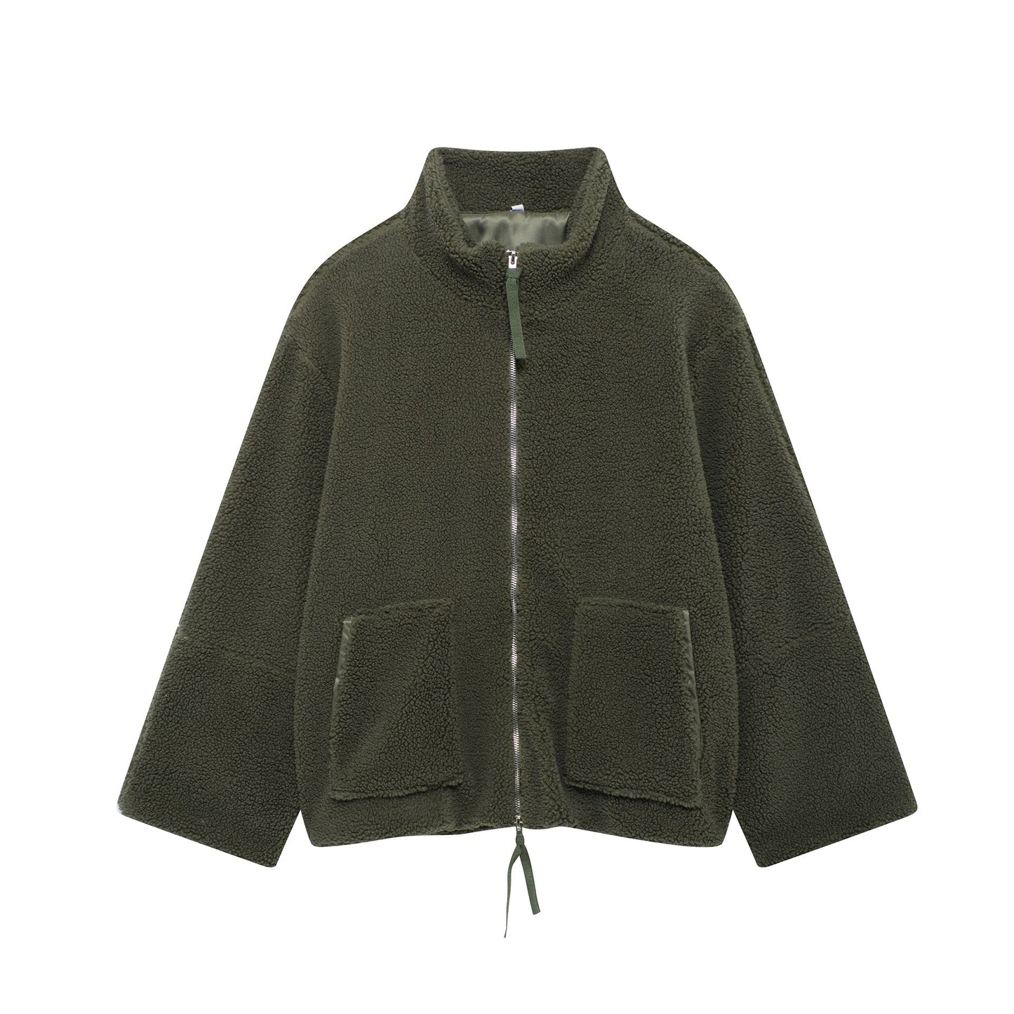 Veste zippée oversize | Look urbain structuré