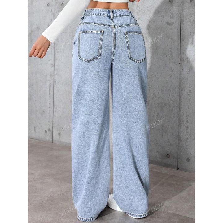 Pantalon large taille haute | Confort quotidien tendance