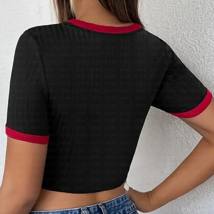Top court à motif araignée | Look urbain tendance